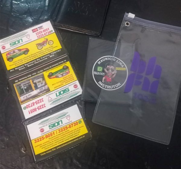 Porta documentos veículos